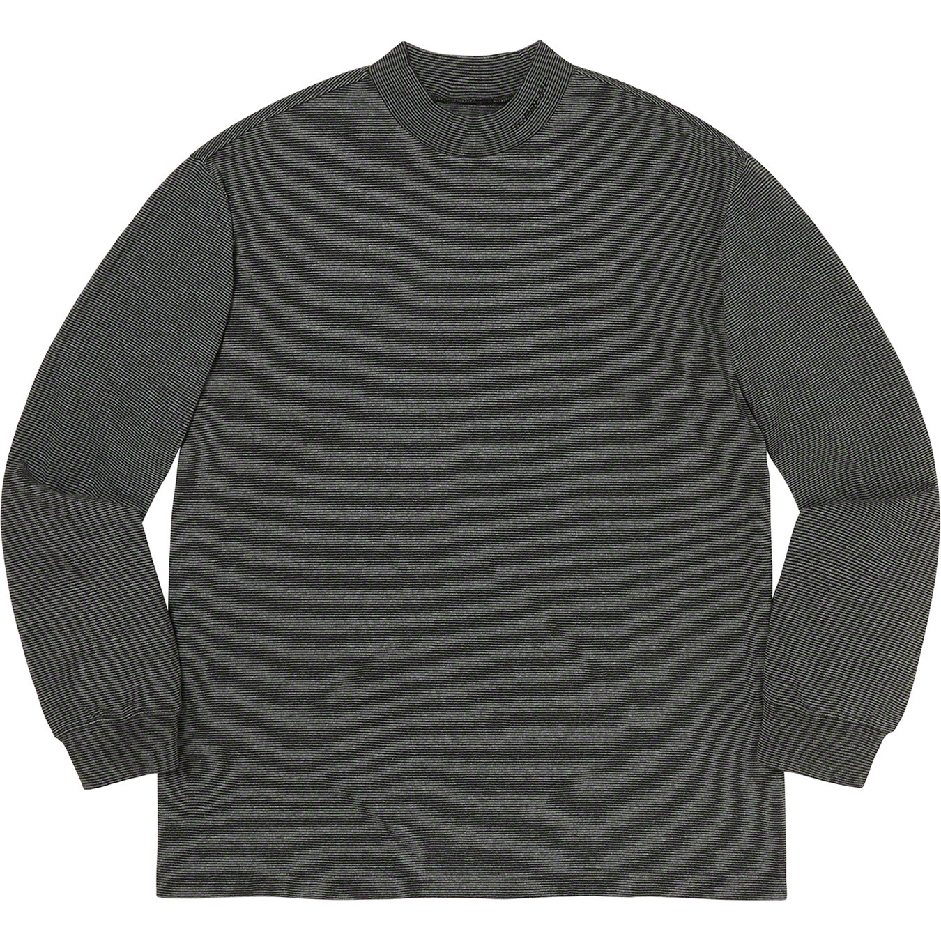 Micro Stripe Mock Neck view 6